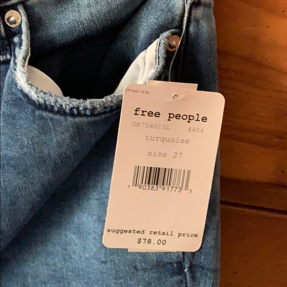 Free People NWT High Rise Skinny Jeans - Picture 5 of 9